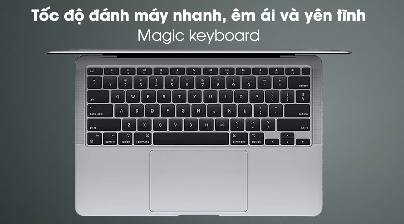 Công nghệ cảm biến vân tay được MacBook tích hợp gọn gàng